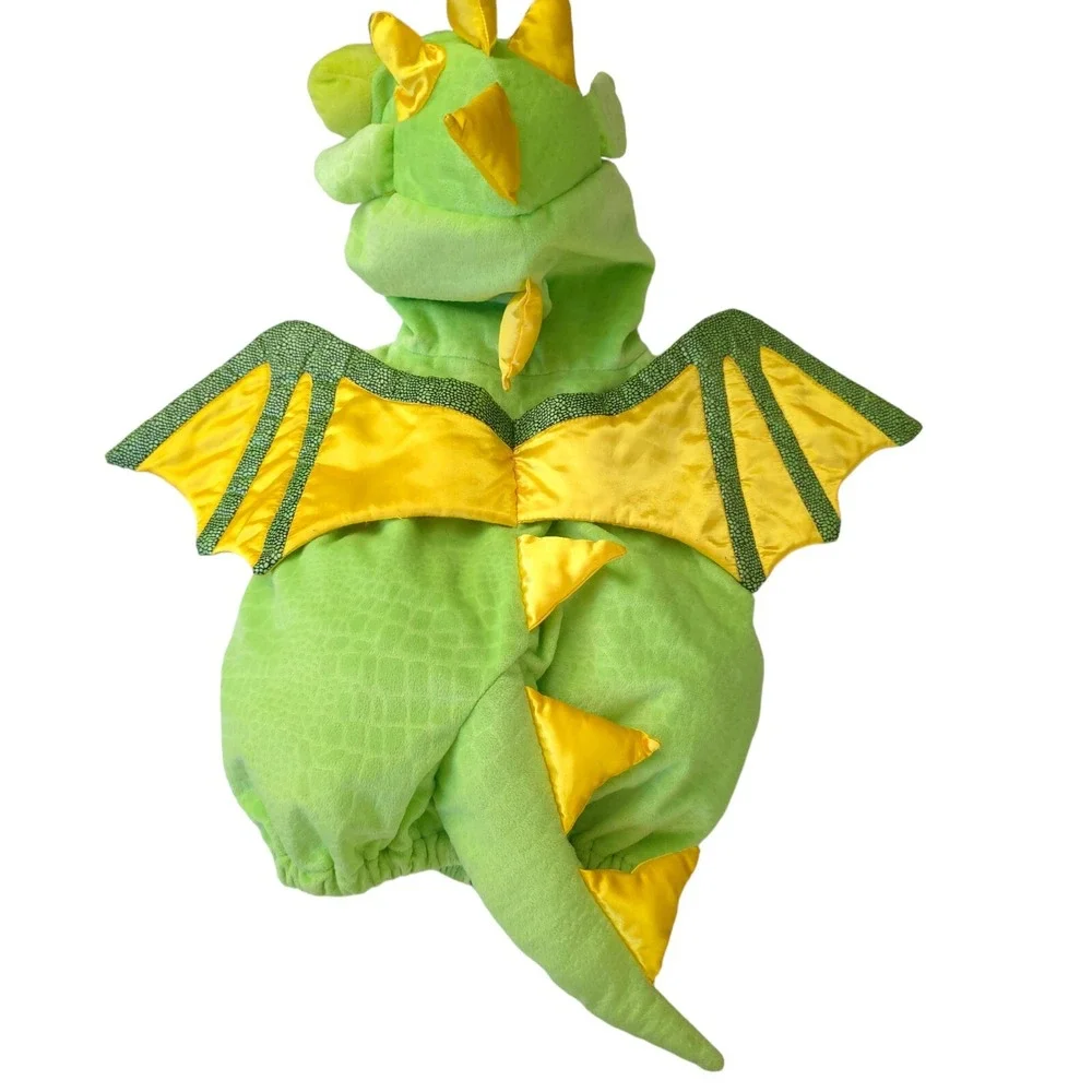 FAO Schwarz Infant Fire Breathing Dragon Plush Halloween Costume Full 12m